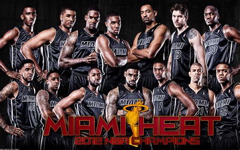 miami heat roster 2012